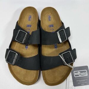 NIB • Birkenstock Arizona Soft Footbed Oiled Leather Size: 39 L8/M6 Normal Width
